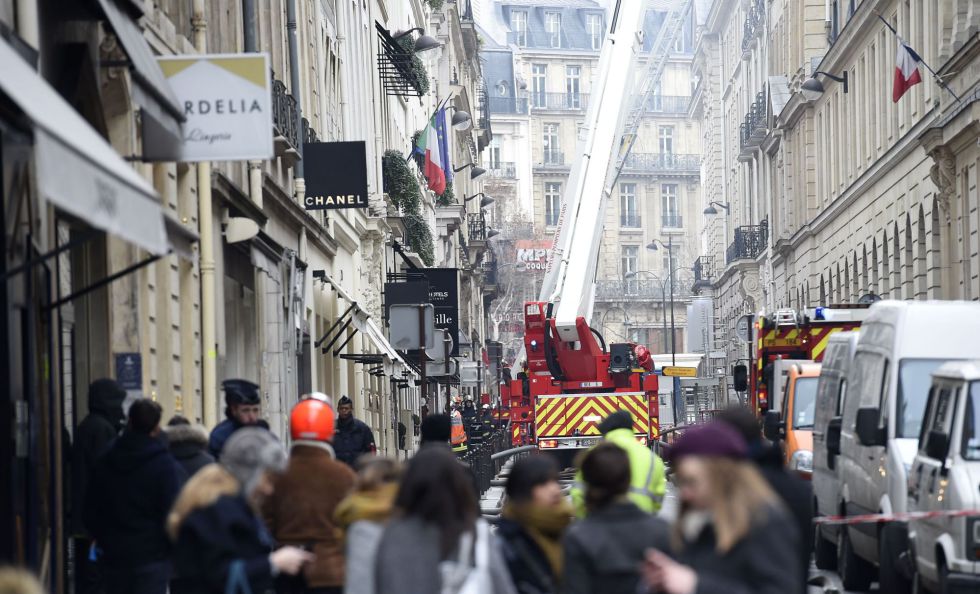 incendios en hoteles, incendio en el hotel ritz de madrid